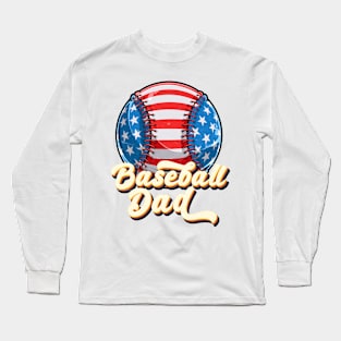 Baseball Dad Long Sleeve T-Shirt